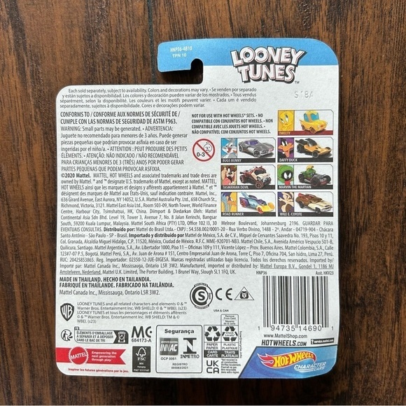 Hot Wheels Looney Tunes Wile E. Coyote - Picture 7 of 11